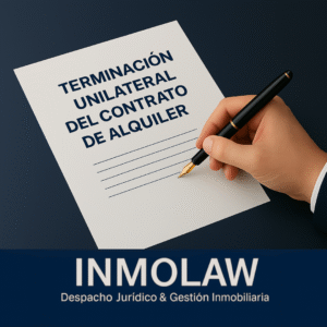 Terminación unilateral del contrato de alquiler I Redacción o Revisión Profesional