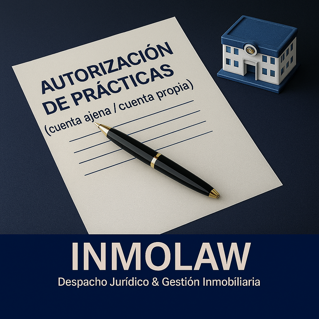 Autorización de prácticas (cuenta ajena / cuenta propia)